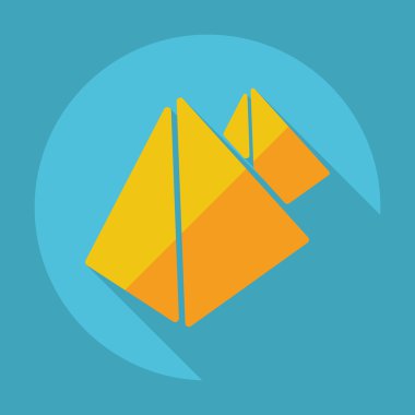 Gölge Mısır piramit