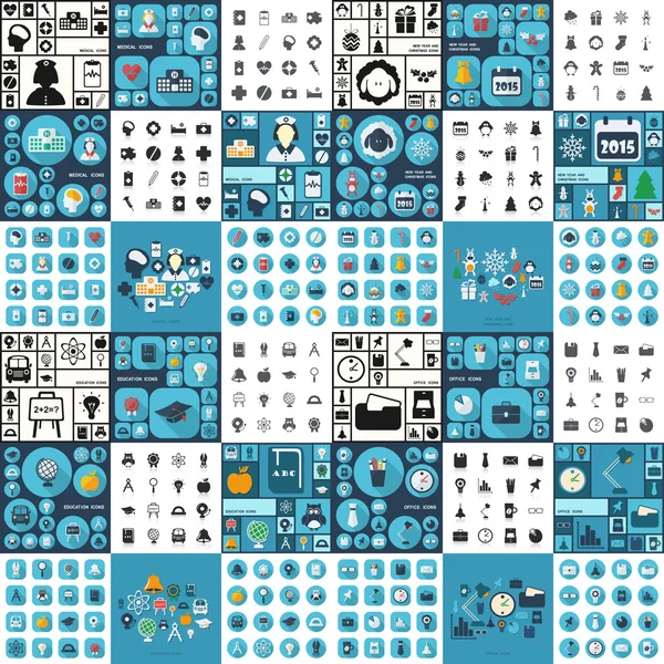 Medicina, educación, oficina — Vector de stock