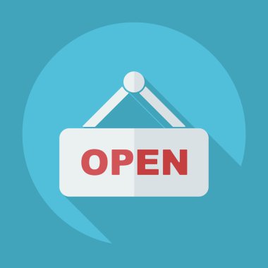 Düz simgesi: plaka açık