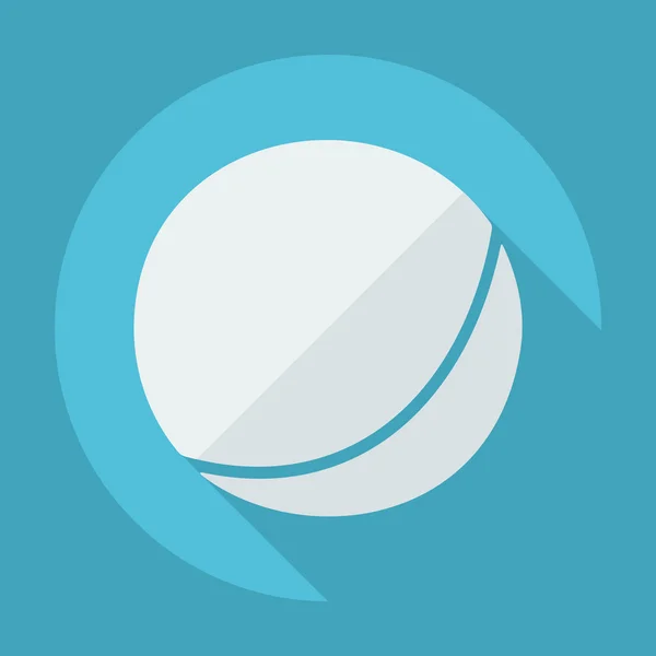 Flat ikonen: uppblåsbar boll — Stock vektor