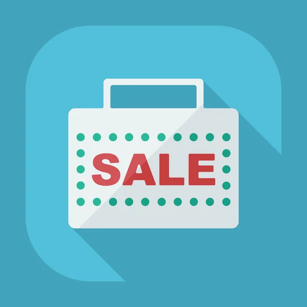 Flat icon: sale — Stock Vector