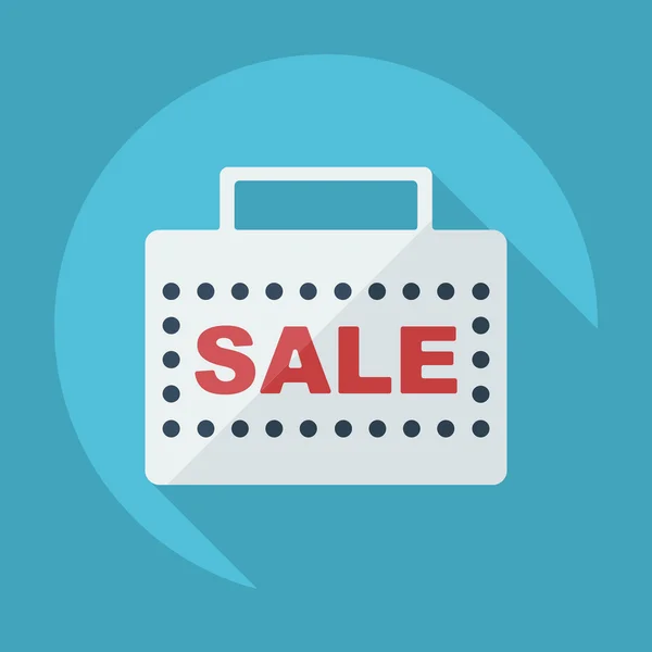 Flat icon: sale — Stock Vector