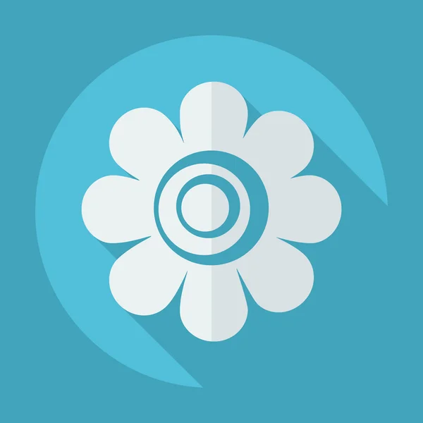 Flat icon: flower