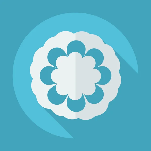 Flaches Symbol: Blume — Stockvektor