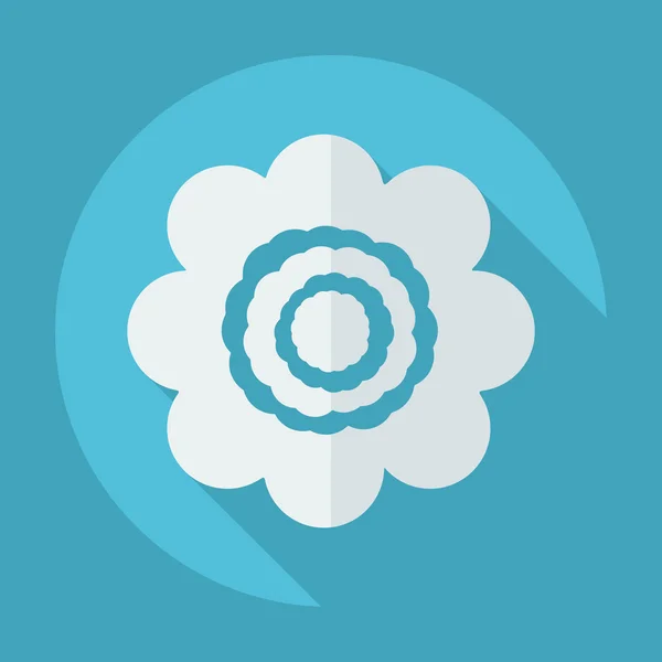 Flaches Symbol: Blume — Stockvektor