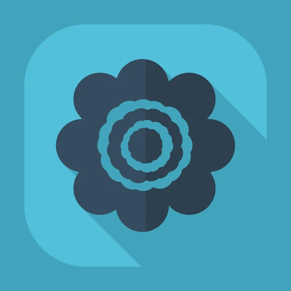 Flat icon: flower