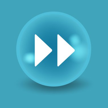 Gölge simgesi player ile düz modern tasarım