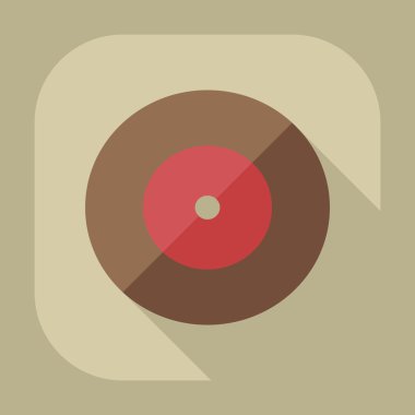 Gölge simgesi vinil düz modern tasarım