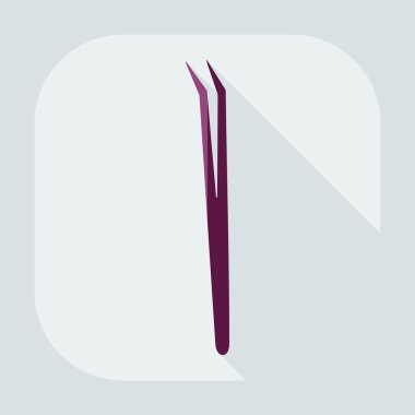 Gölge dişçi aracıyla düz modern tasarım