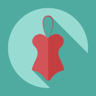 Gölge simgesi Mayo ile düz modern tasarım