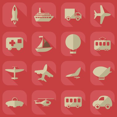 derleme simgeler taşıma teslimat koleksiyonu ayarla