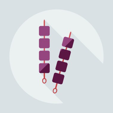 Gölge simgeler etli düz modern tasarım