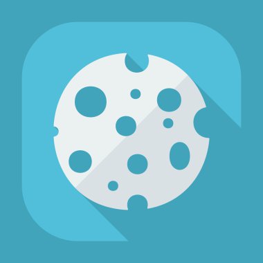 Flat modern design with shadow icons cheese