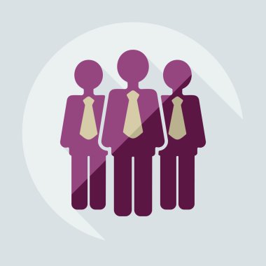Flat modern design with shadow icons business icon