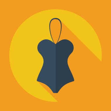 Gölge simgesi Mayo ile düz modern tasarım