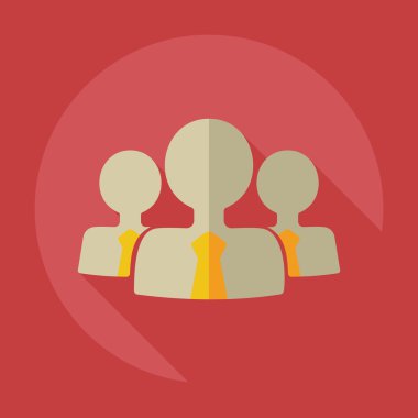 Flat modern design with shadow icons business icon