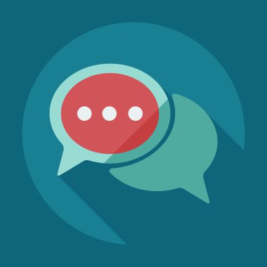 Flat modern design with shadow icons business icon