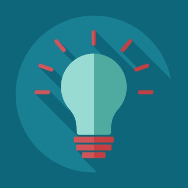 Flat modern design with shadow icons business icon