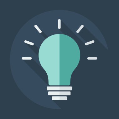 Flat modern design with shadow icons business icon