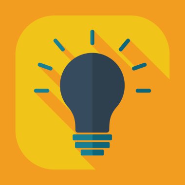 Flat modern design with shadow icons business icon
