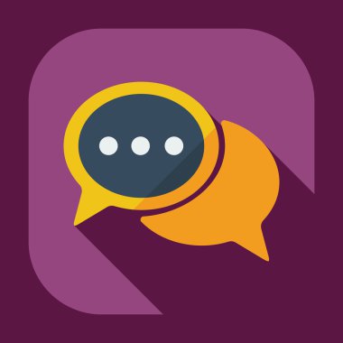 Flat modern design with shadow icons business icon