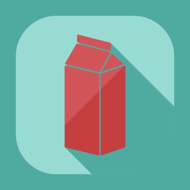 düz modern tasarım gölge ikonları içeceği