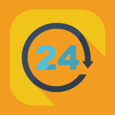 Flat concept, set modern design with shadow marketing sales