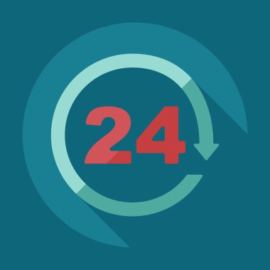 Flat concept, set modern design with shadow marketing sales