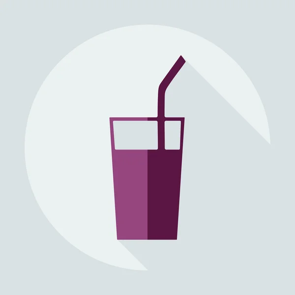 Flat modern design with shadow icons coffee