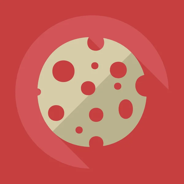 Flat modern design with shadow icons cheese — 图库矢量图片