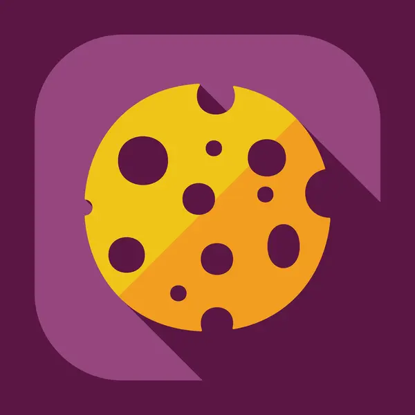 Flat modern design with shadow icons cheese — Stockvector