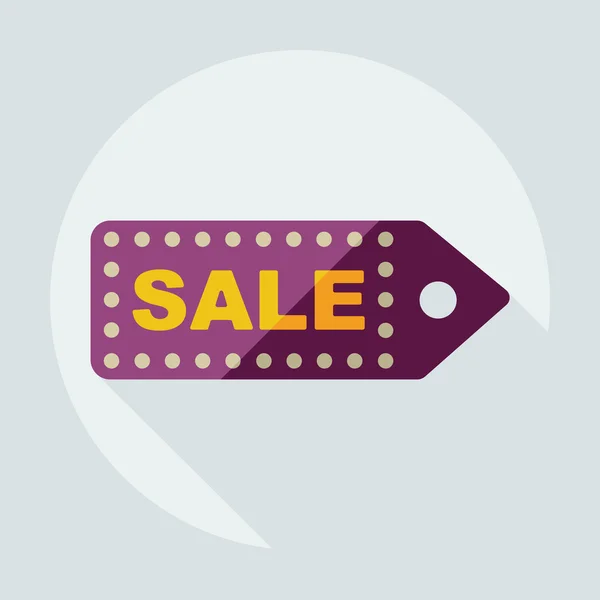 Flat modern design with shadow Sticker prices sale — Stock vektor