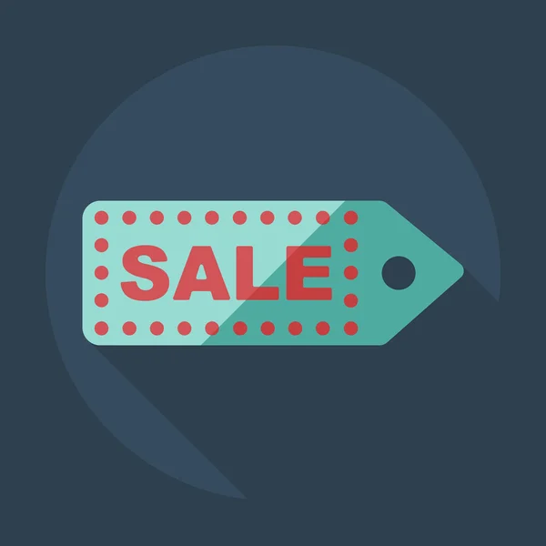 Flat modern design with shadow Sticker prices sale — Stockový vektor