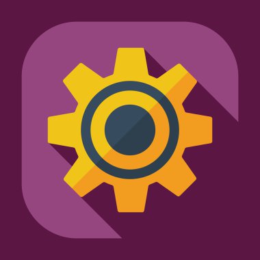 Flat modern design with shadow icons business icon