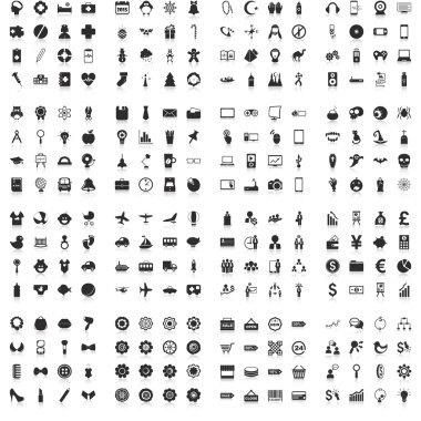 eşsiz ve bireysel koleksiyon simgeler Temalar