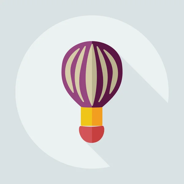 Design moderne plat avec des icônes d'ombre ballon — Image vectorielle