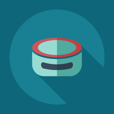 Gölge simgeler Sabunluk ile düz modern tasarım