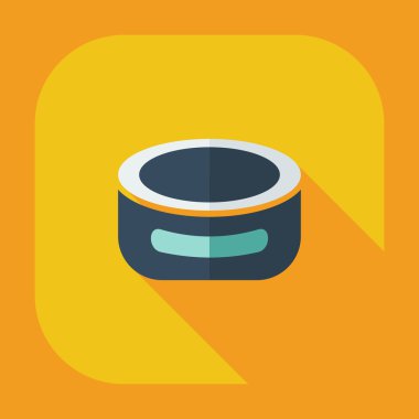 Gölge simgeler Sabunluk ile düz modern tasarım