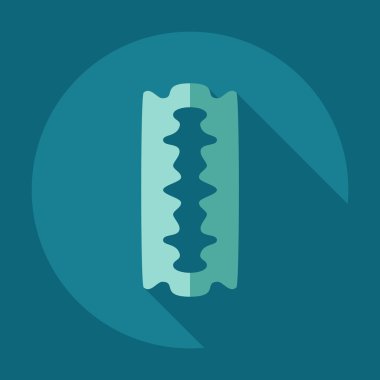 Gölge simgeler bıçak düz modern tasarım