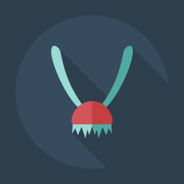 Gölge simgeler shearer ile düz modern tasarım