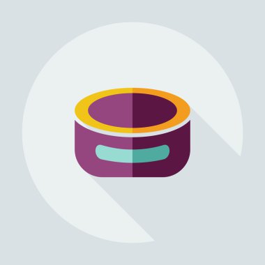 Gölge simgeler Sabunluk ile düz modern tasarım