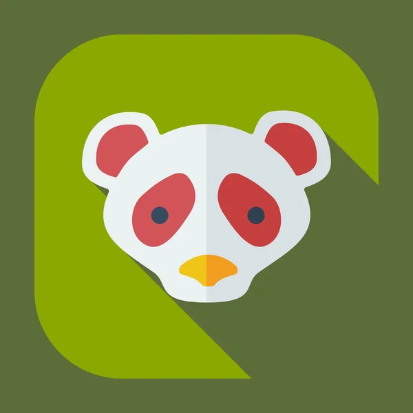 Flat modern design with shadow icons pandas - Stock Image - Everypixel
