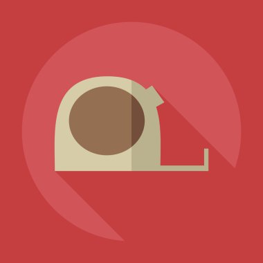 Gölge simgeler rulet ile düz modern tasarım