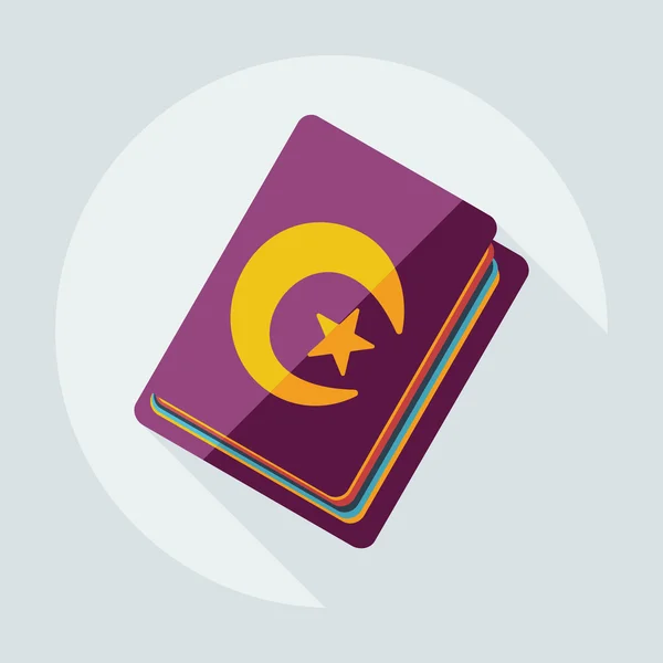 Flat modern design with shadow icons Quran