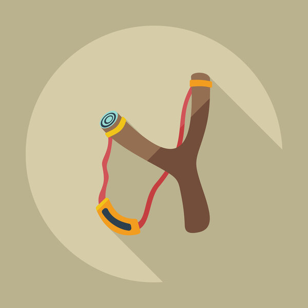 Современный дизайн с теневой рогаткой Icon
