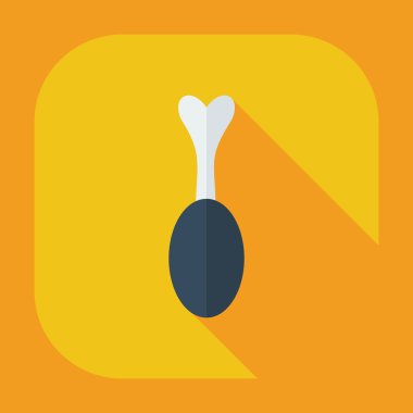 Gölge simgeler etli düz modern tasarım