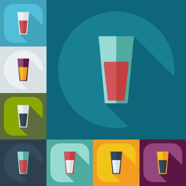 Düz kavramı, set modern tasarımı ile gölge barbeküler