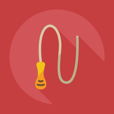 Gölge simgeler belası ile düz modern tasarım