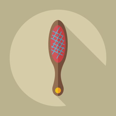 Gölge simgeler pedikür ile düz modern tasarım