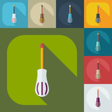 Düz kavramı, set modern tasarımı ile gölge İnşaat